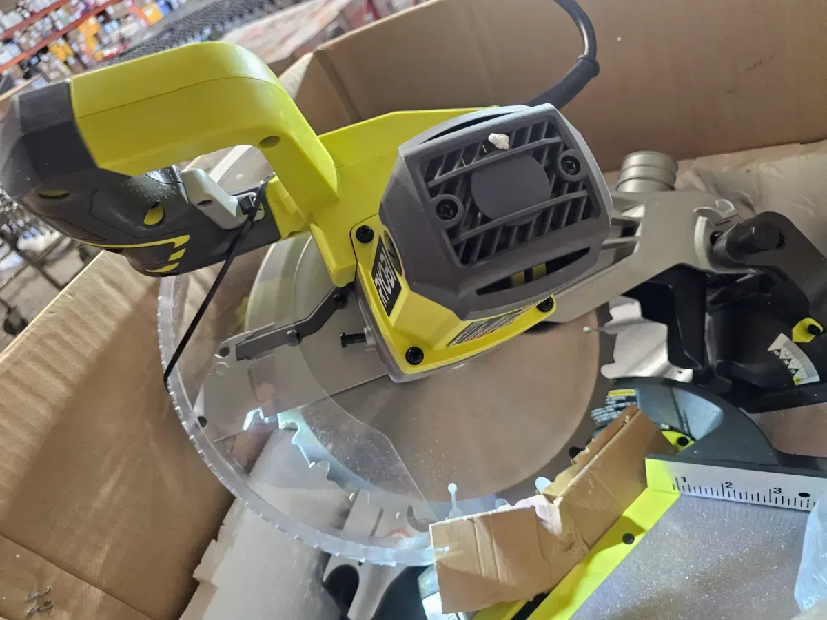 RYOBI 14 Amp Corded 10 in. Compound Miter Saw with LED Cutline Indicator - image 3