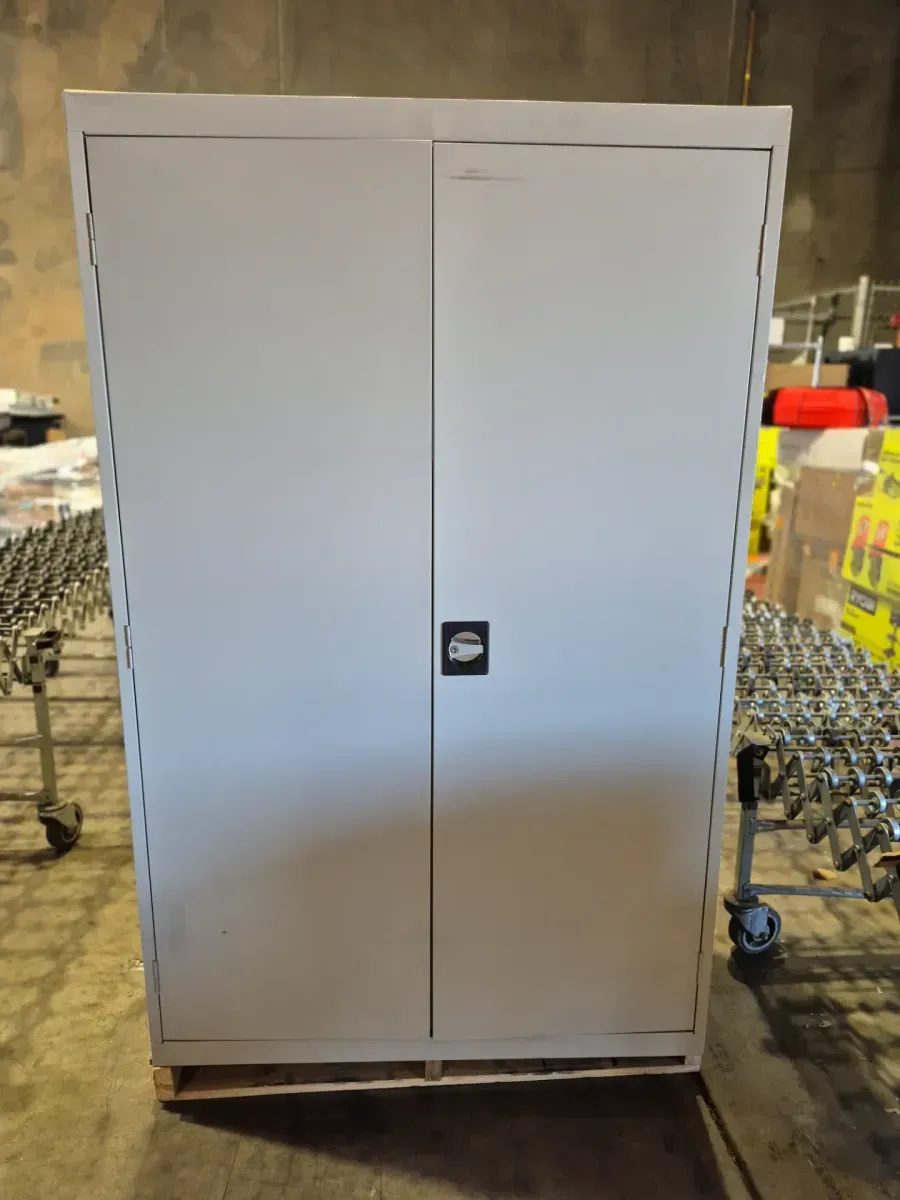 Sandusky  Elite Series 46 in. W x 72 in. H x 24 in. D 22-Gauge 5-Shelf Steel Freestanding Garage Storage Cabinet in Dove Gray - image 6