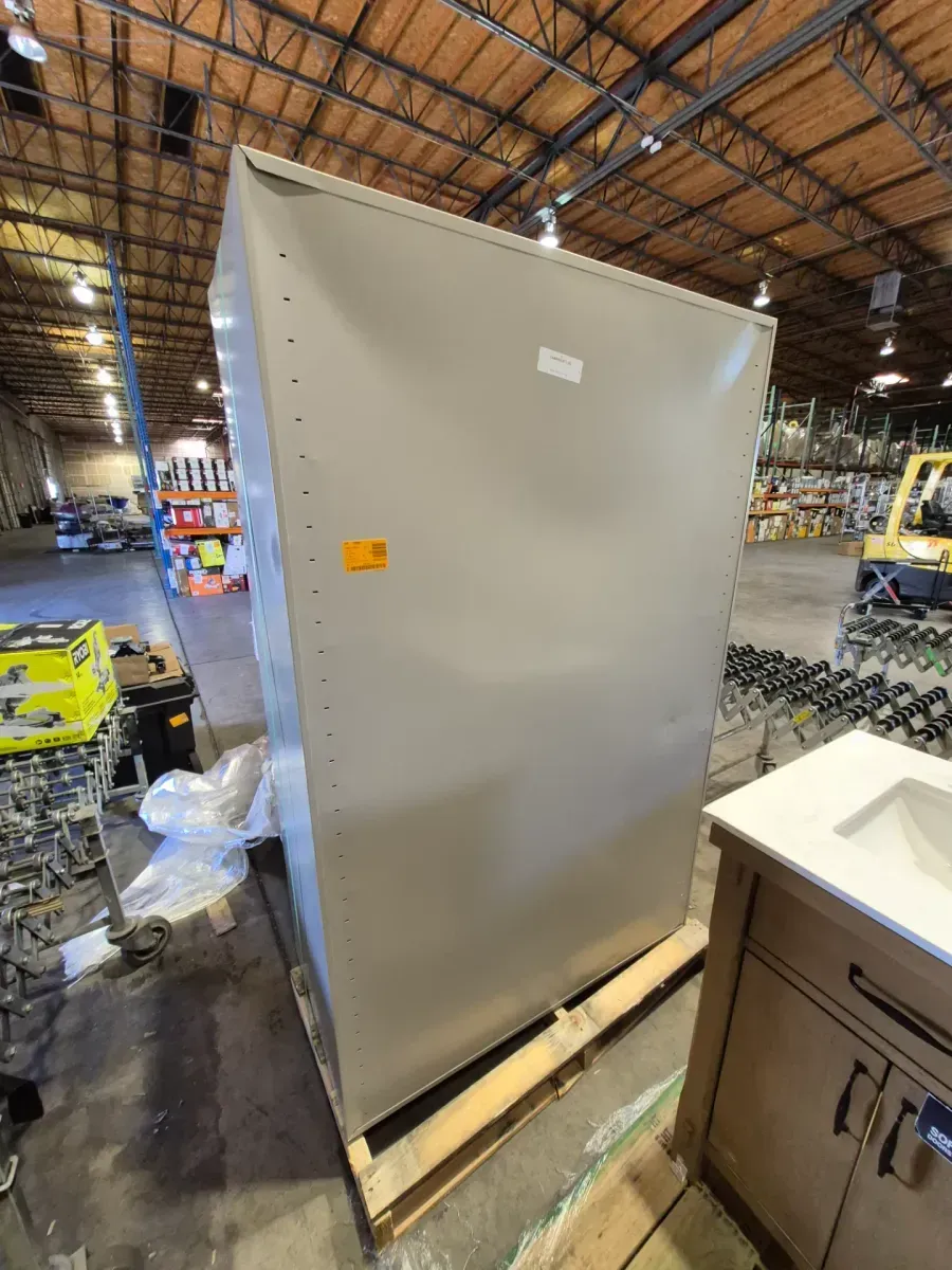 Sandusky  Elite Series 46 in. W x 72 in. H x 24 in. D 22-Gauge 5-Shelf Steel Freestanding Garage Storage Cabinet in Dove Gray - image 2