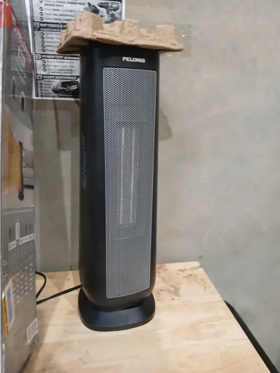 Pelonis 1500-Watt 23 in. Digital Tower Indoor Ceramic Heater Quiet Operation w/ Safety Overheat Protection and Fan Mode in Black - image 3