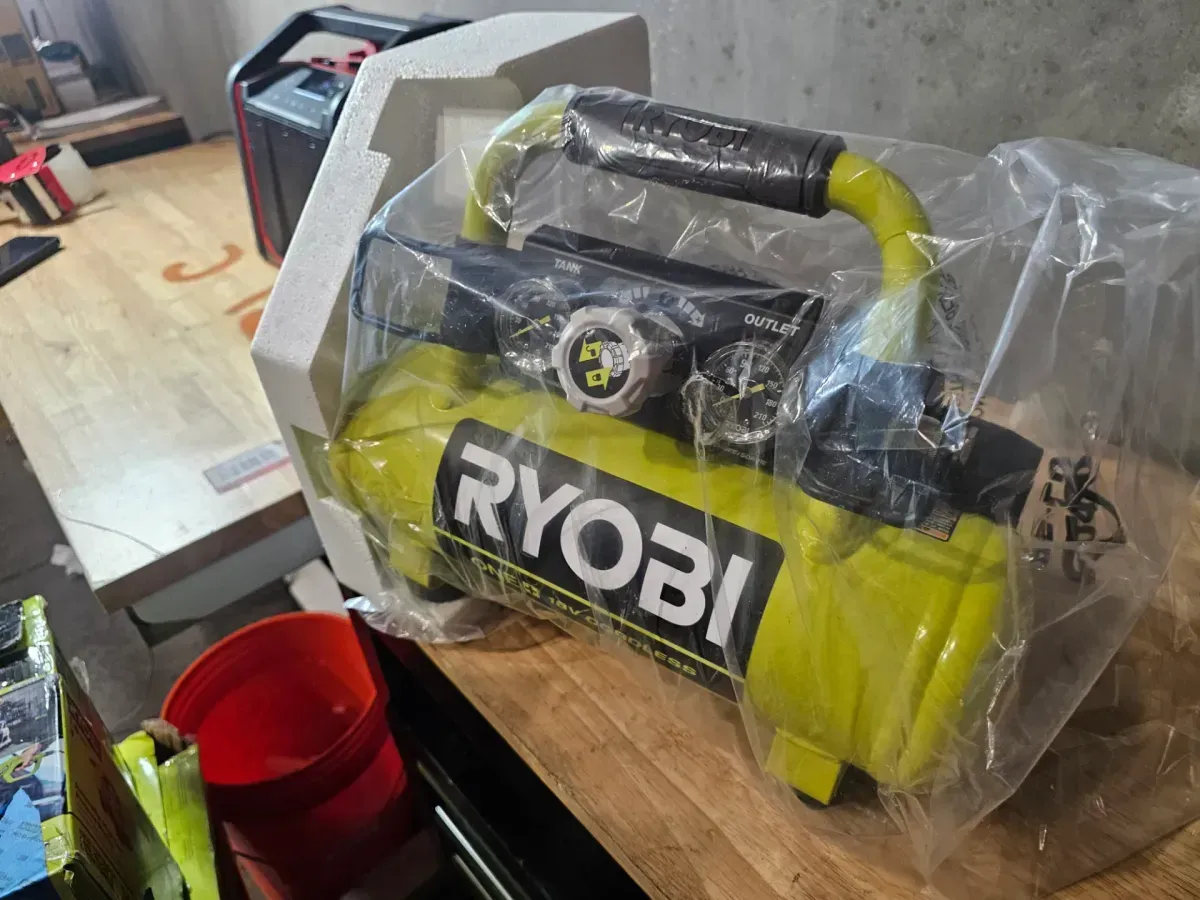 RYOBI 18V ONE+ Cordless 1 Gal. Portable Horizontal Air Compressor with 120 PSI Maximum Pressure (Tool Only) - image 2