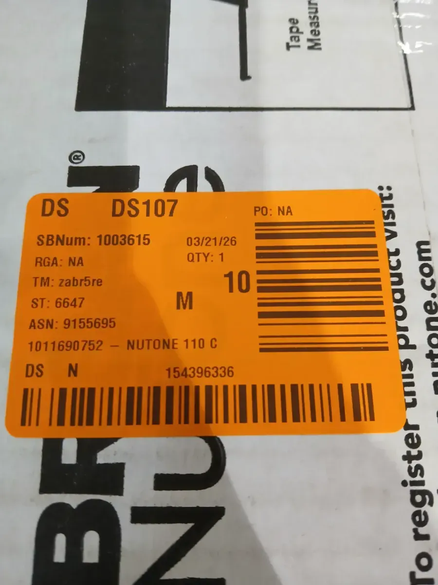 Broan-NuTone Roomside Series, Decorative, White Trim, 110 CFM, Roomside Ceiling Bathroom Exhaust Fan with LED Lighting, ENERGY STAR - image 4