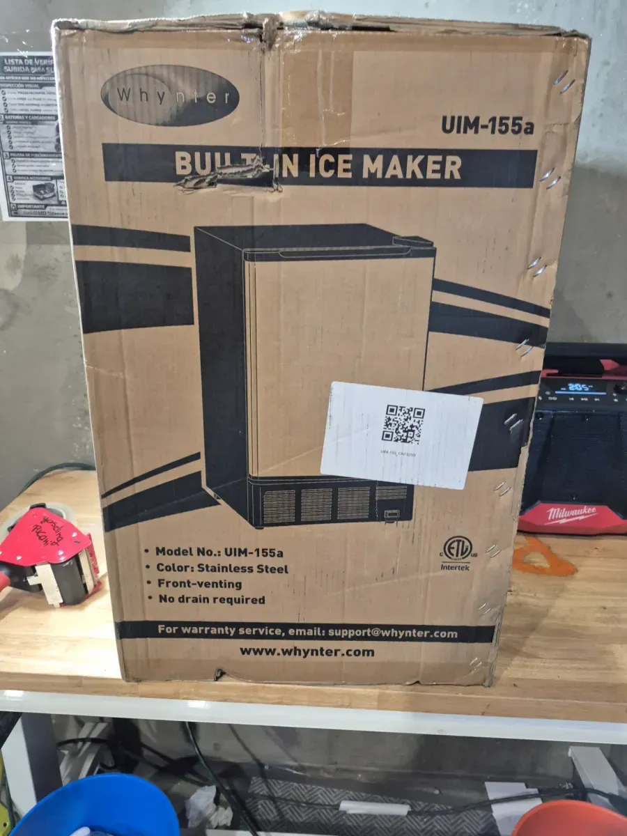 15 in. 12 lbs Built-In Ice Maker Crescent-shaped Ice Energy Star in Stainless Steel - image 5