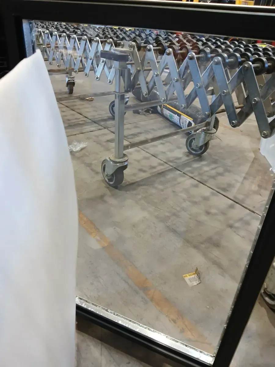 ***The outer glass is broken.*** 4.3 Cu. ft. Wine and Beverage Cooler in Stainless Steel - image 4