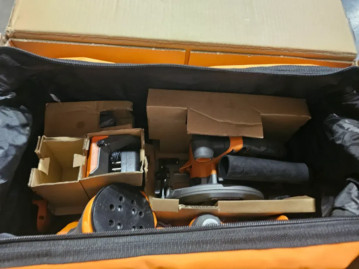 18V Cordless 8-Tool Combo Kit with 2.0 Ah Battery, 4.0 Ah Battery, Charger, and Tool Bag - image 3