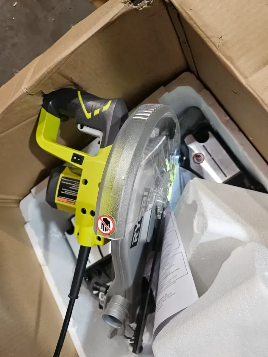 RYOBI 14 Amp Corded 10 in. Compound Miter Saw with LED Cutline Indicator - image 3