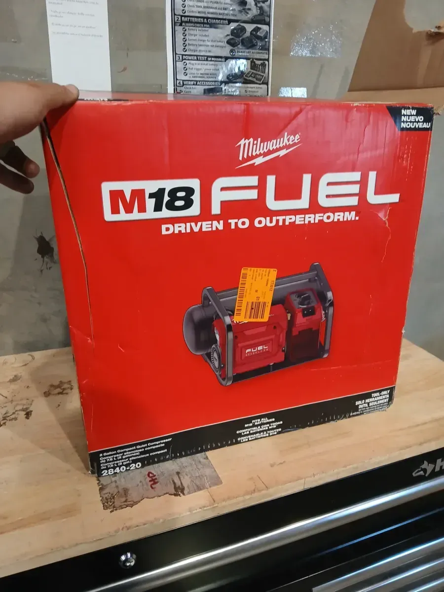 M18 FUEL 18-Volt Lithium-Ion Brushless Cordless 2 Gal. Electric Compact Quiet Compressor (Tool-Only) - image 2