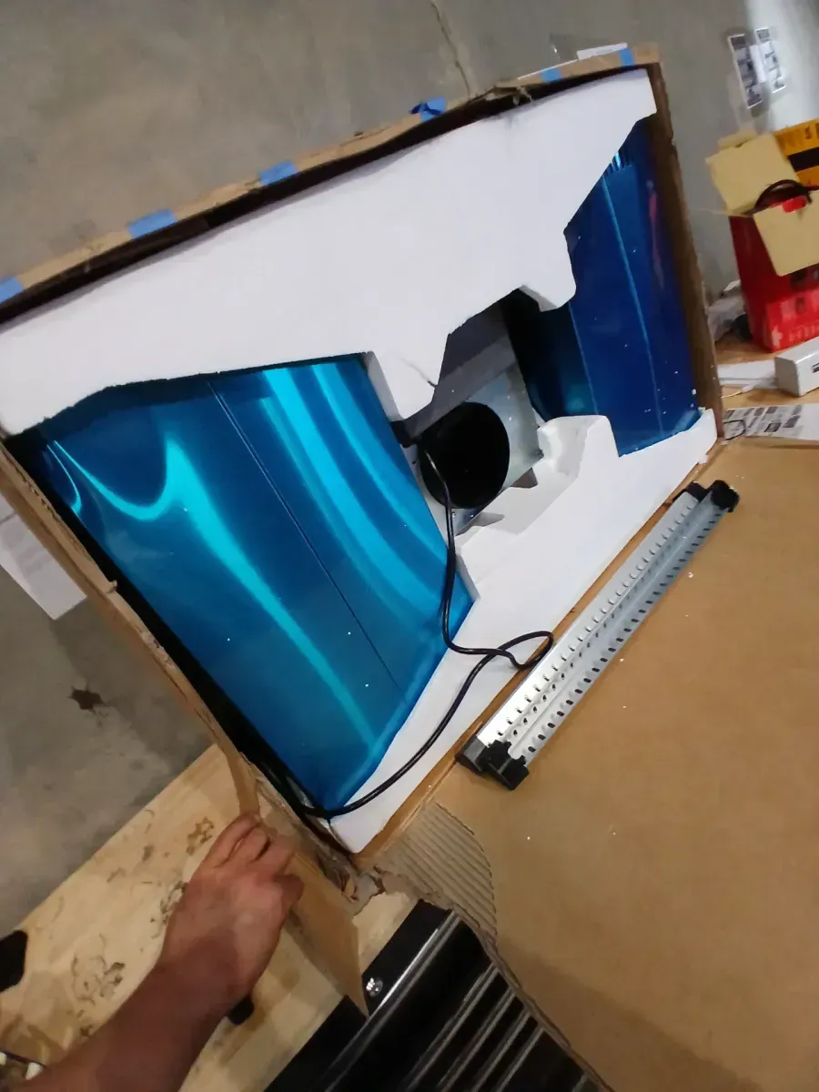 30 in. Convertible Kitchen Island Mount Range Hood in Stainless Steel with Tempered Glass, LED Lights and Carbon Filters - image 4