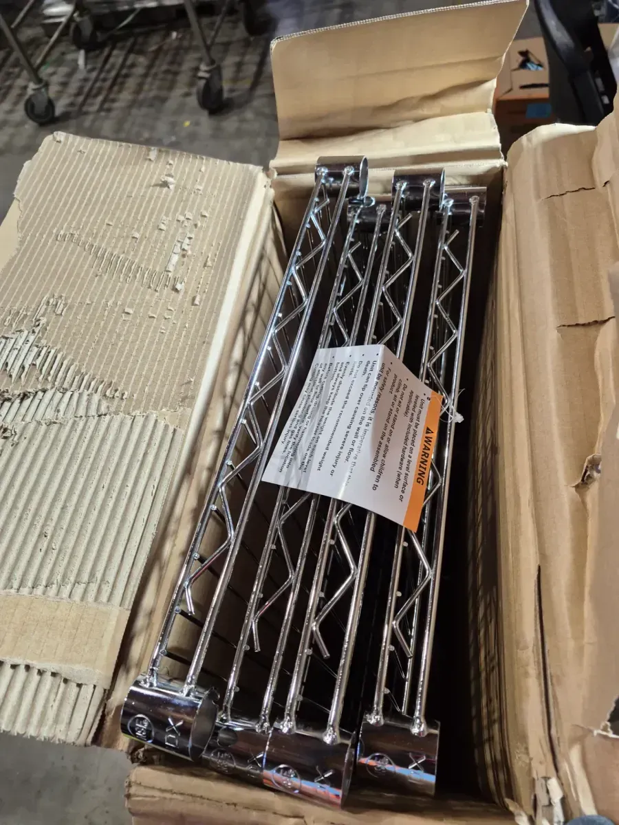 5-Tier Commercial Grade Heavy Duty Steel Wire Shelving Unit in Chrome (48 in. W x 72 in. H x 18 in. D) - image 4