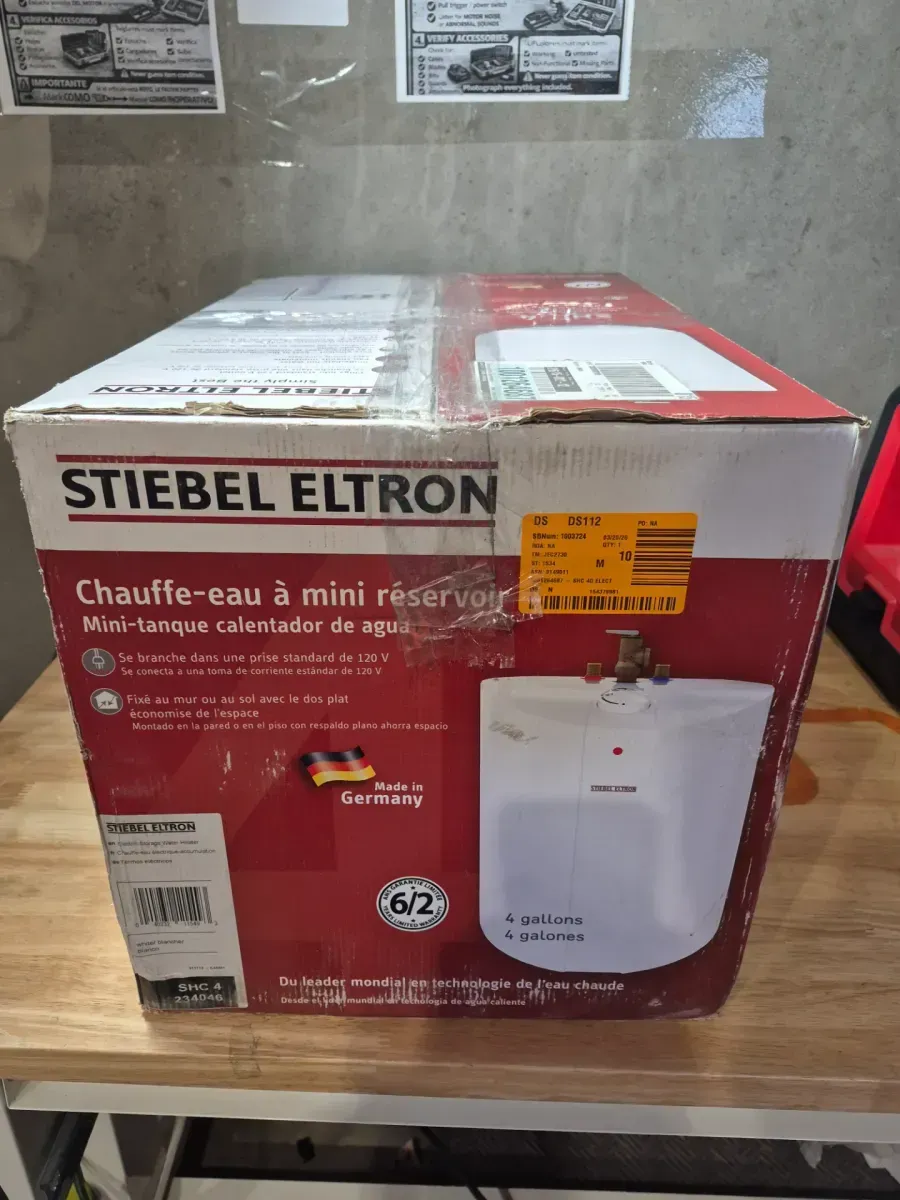 SHC 4 Gal. 6-Year Warranty 1300 W Compact Point-of-Use Mini-Tank Electric Water Heater - image 5