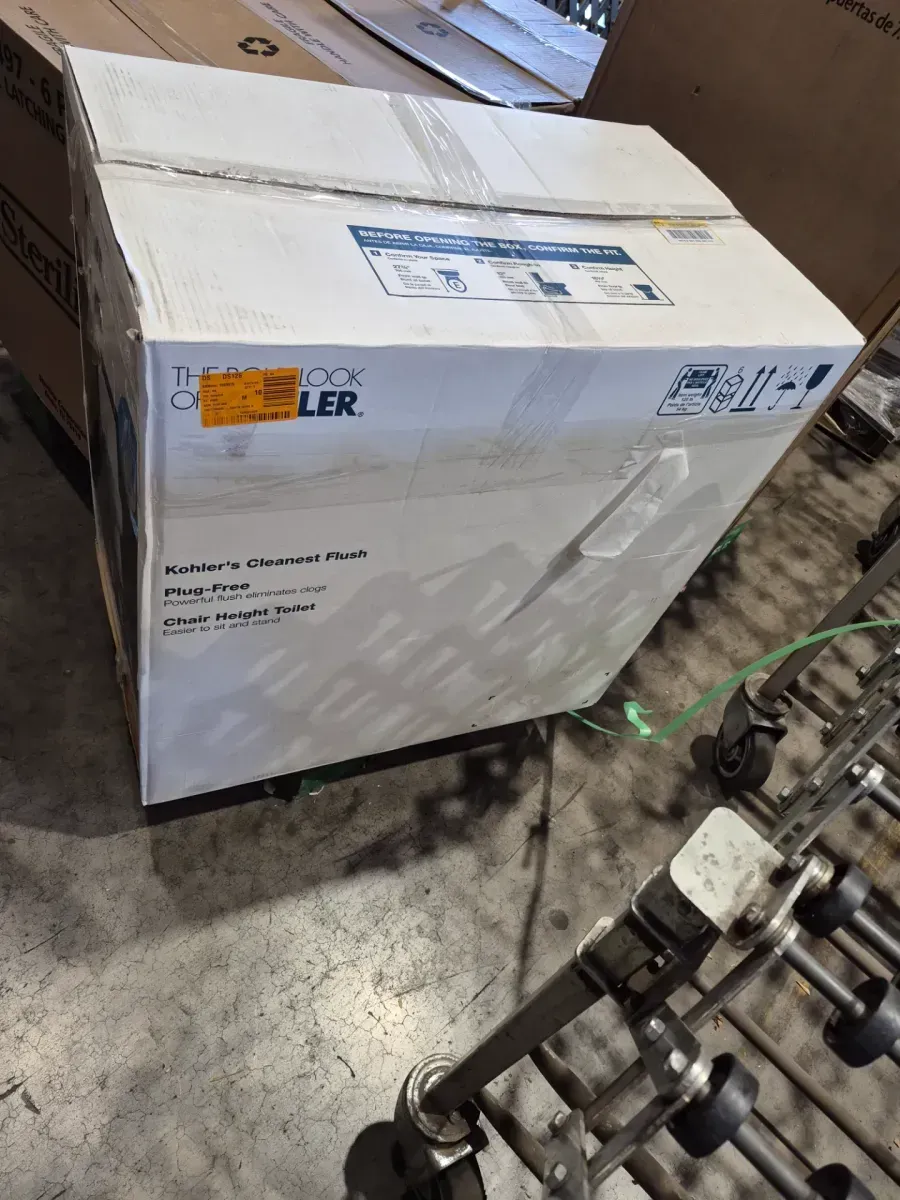 KOHLER Santa Rosa 12 in. Rough In 1-Piece 1.28 GFP Single Flush Elongated Chair Height Toilet in White with Soft Close Seat - image 7