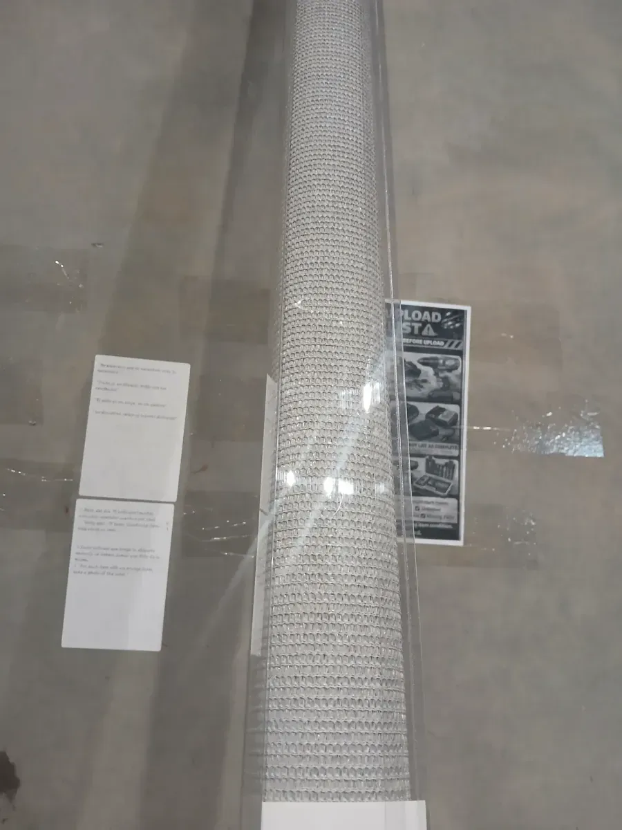 Stone Cordless UV Blocking Fade Resistant Fabric Exterior Roller Shade 96 in. W x 96 in. L - image 5