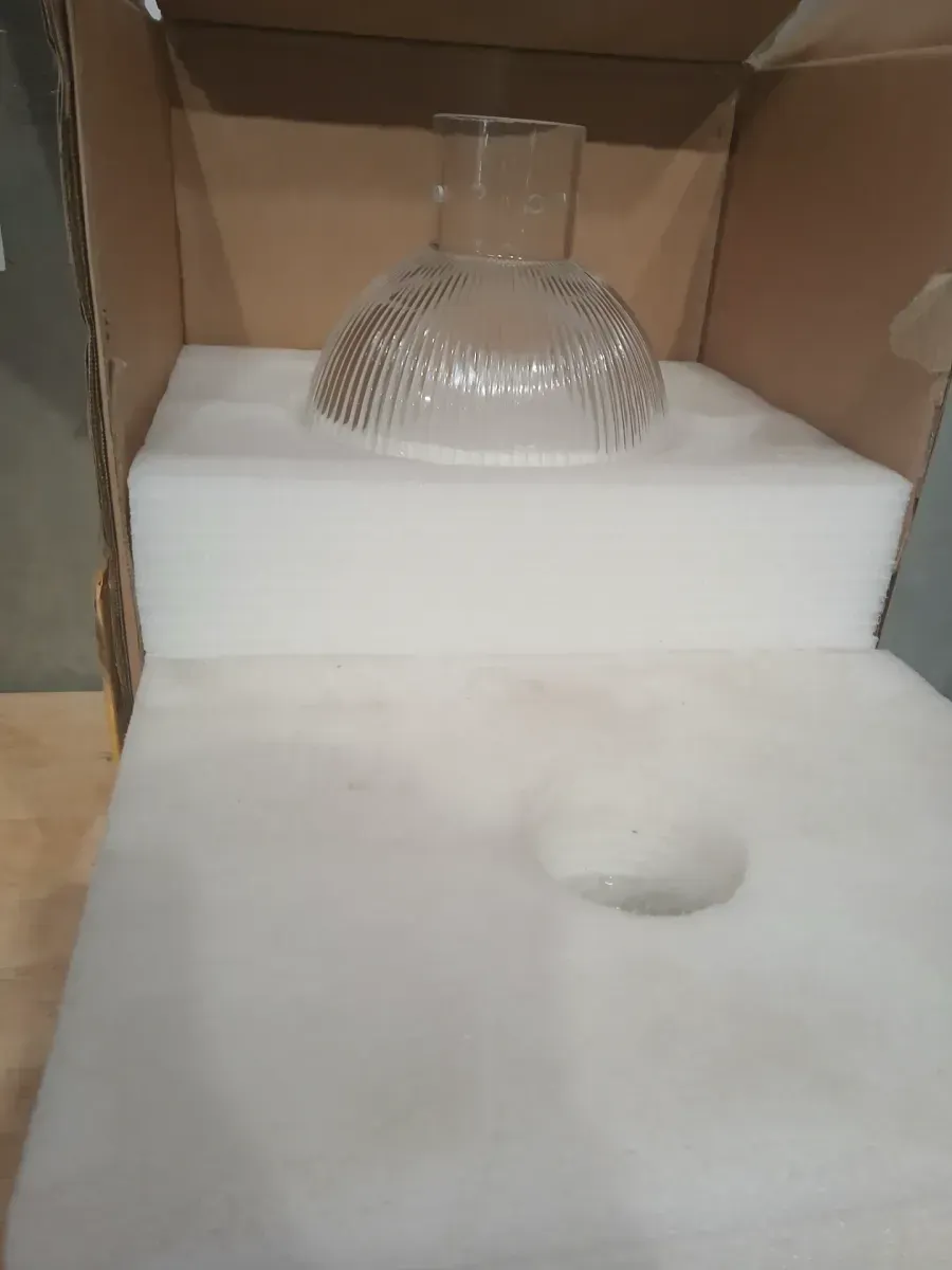 Modern Farmhouse Shaded Kitchen Island Pendant Lighting, 1-Light Gold Pendant Light with Glass Shade, Gold Pendant Light - image 4