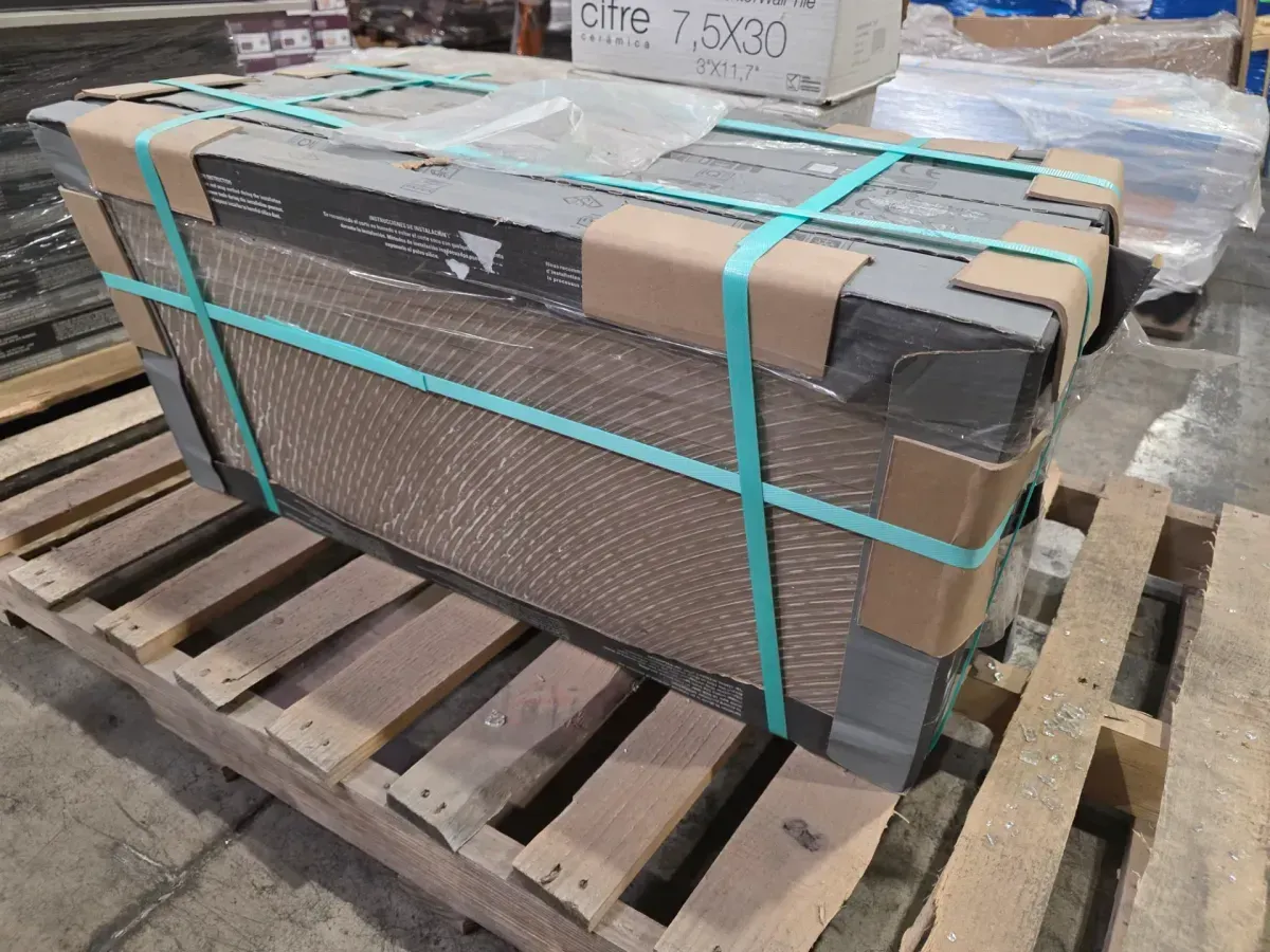 ***Pallet of 11 cases,156 sq/ft***Zenith Grey Matte Sandstone Look Porcelain Indoor and Outdoor Rectangle Floor Tile 16 in. x 32 in. (14.20 sq. ft./Case) - image 2