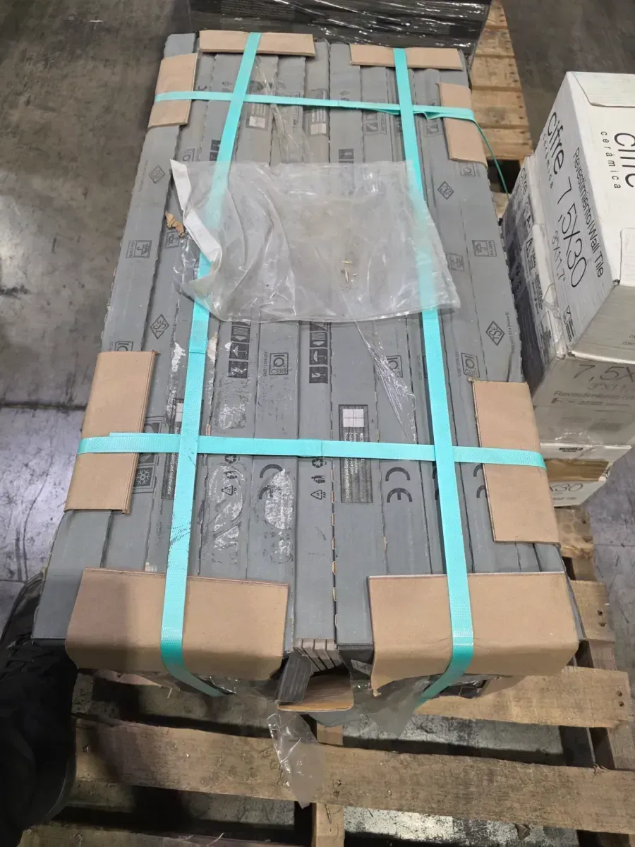 ***Pallet of 11 cases,156 sq/ft***Zenith Grey Matte Sandstone Look Porcelain Indoor and Outdoor Rectangle Floor Tile 16 in. x 32 in. (14.20 sq. ft./Case) - image 3