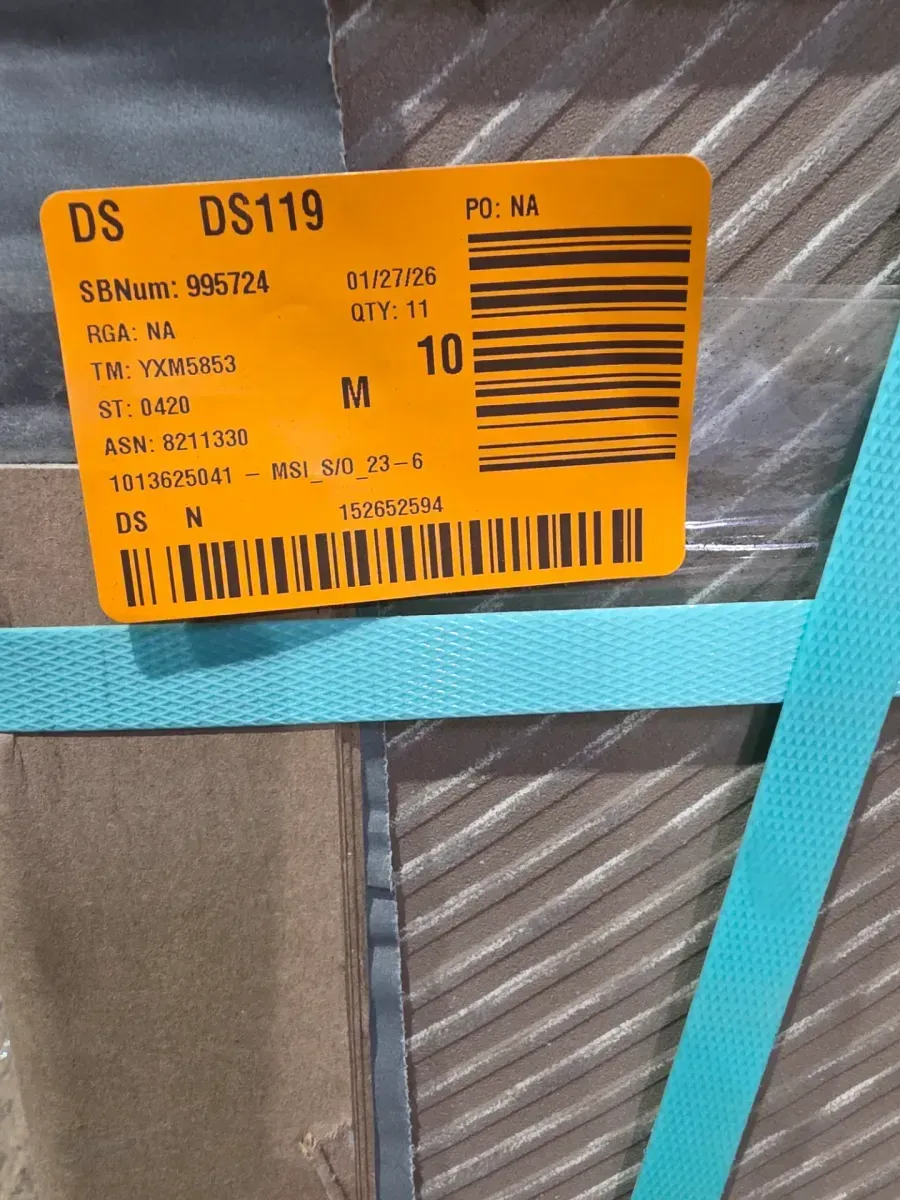 ***Pallet of 11 cases,156 sq/ft***Zenith Grey Matte Sandstone Look Porcelain Indoor and Outdoor Rectangle Floor Tile 16 in. x 32 in. (14.20 sq. ft./Case) - image 5