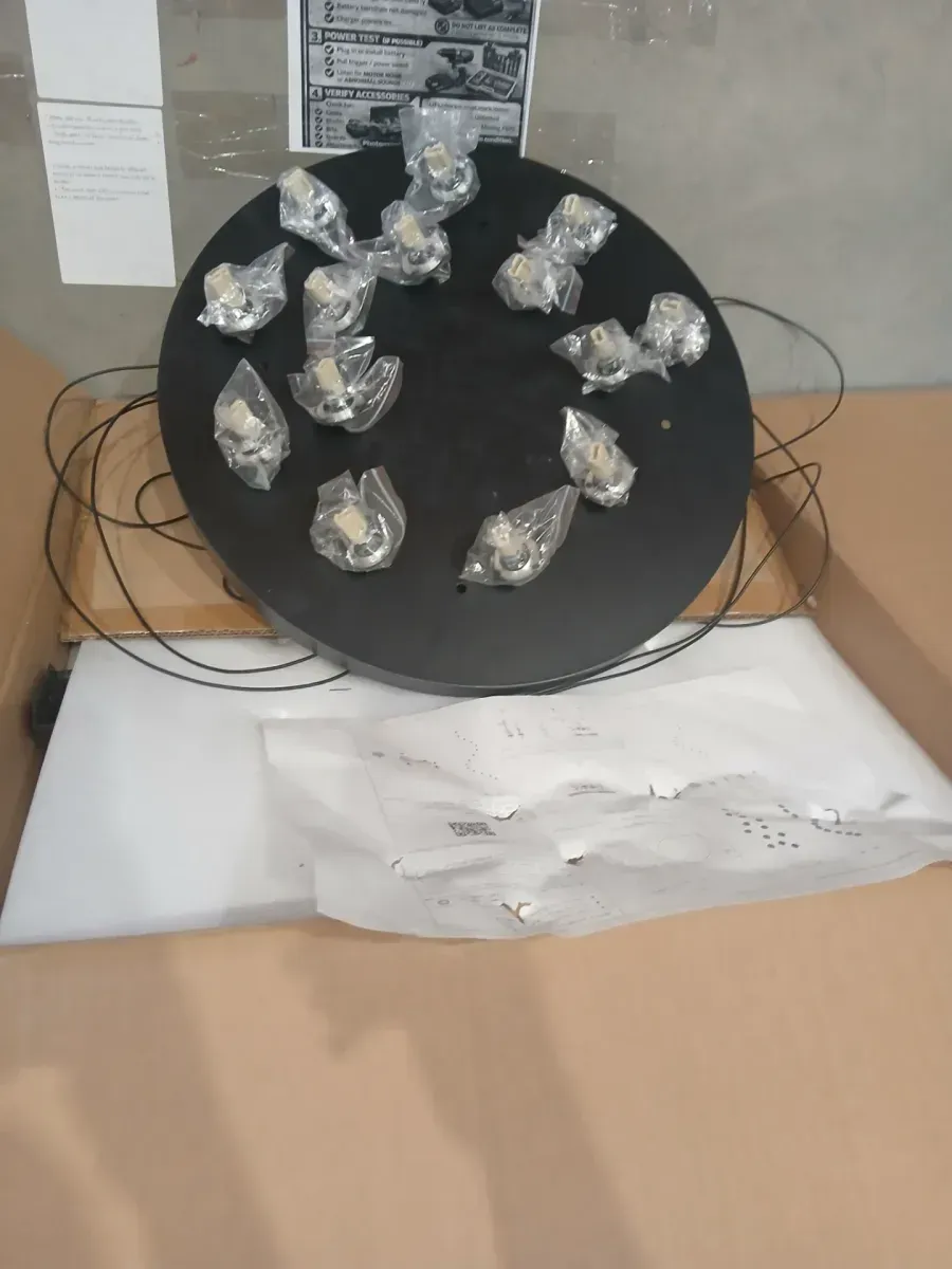 Modern 138 in. H 14-Light Black Globe Staircase Chandelier, Natural Alabaster Chandelier for High Ceiling, Foyer, Entry - image 4