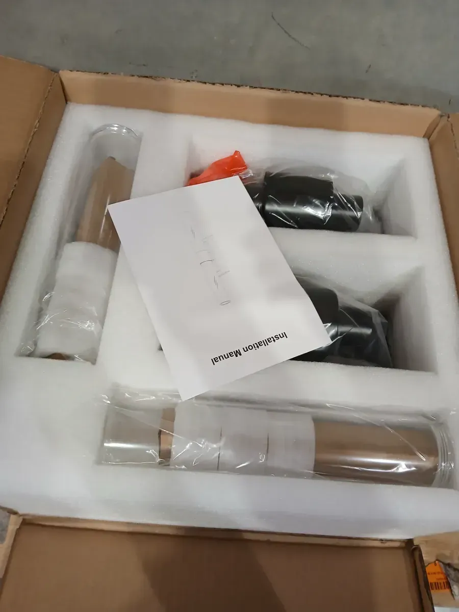 24.8 in. 2-Light Matte Black Wall Sconce, Vanity light, Modern Wall Light for Living Room, Bathroom, Bedroom (Set of 2) - image 5