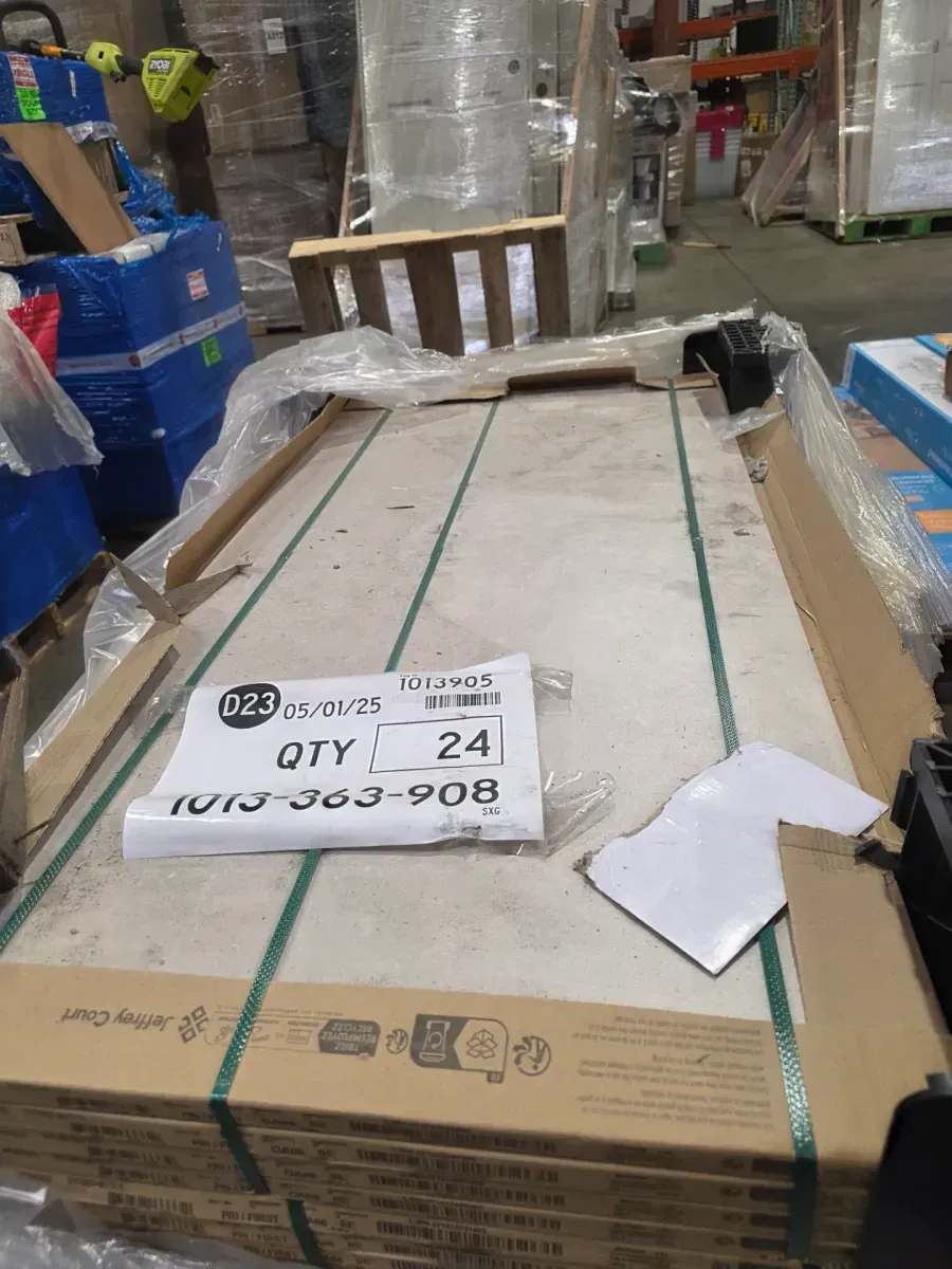 ***Pallet of 24 cases,374 sq/ft***Botticino Beige 24 in. x 48 in. Textured Matte Subway Porcelain Wall and Floor Tile (15.5 sq. ft. /Case) - image 2