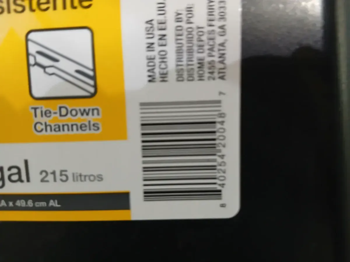 HDX 57 Gal. Tough Storage Tote in Black with Yellow Lid - image 6