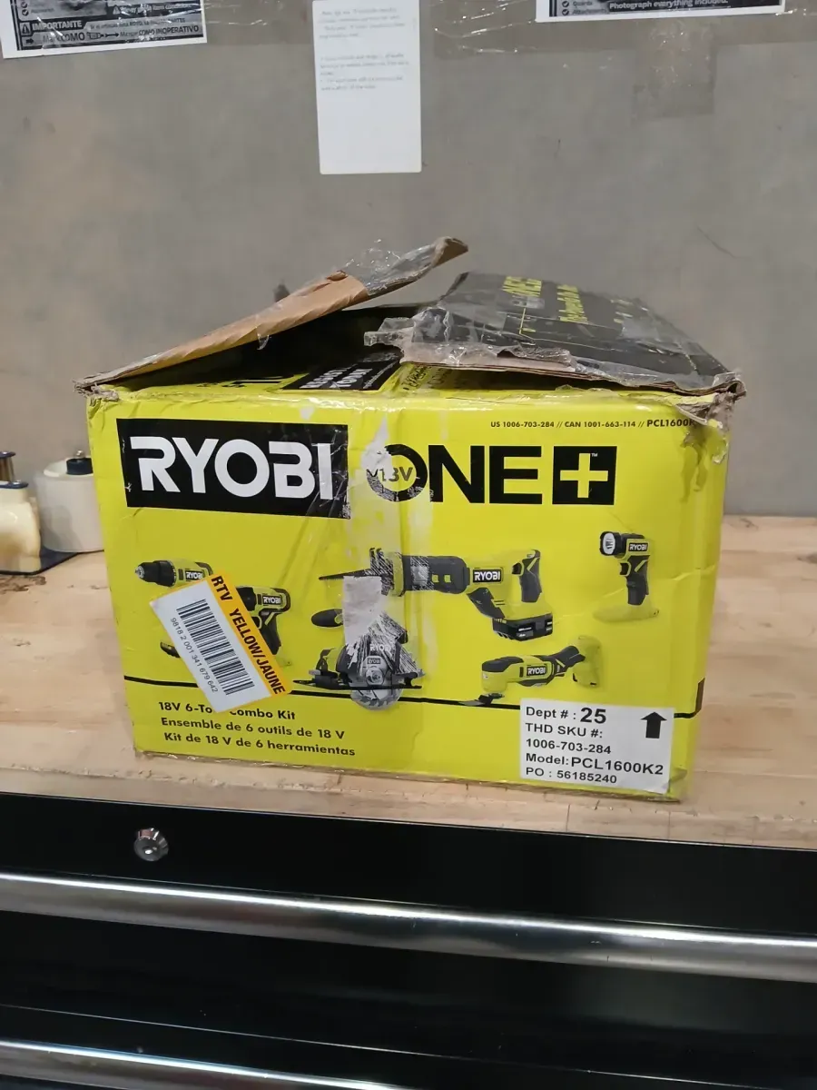 ONE+ 18V Cordless 6-Tool Combo Kit with 1.5 Ah Battery, 4.0 Ah Battery, and Charger - image 2