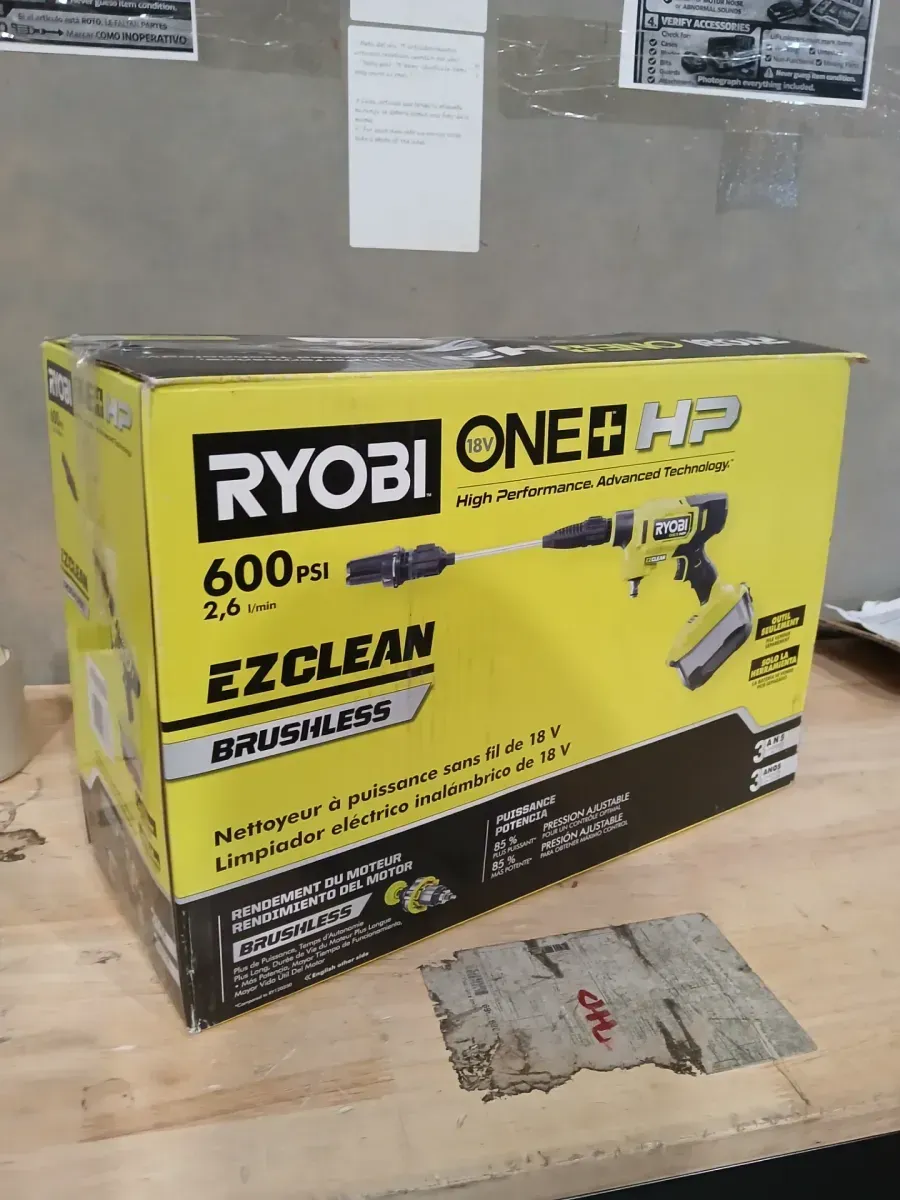 ONE+ HP 18V Brushless EZClean 600 PSI 0.7 GPM Cordless Cold Water Power Cleaner (Tool Only) - image 2