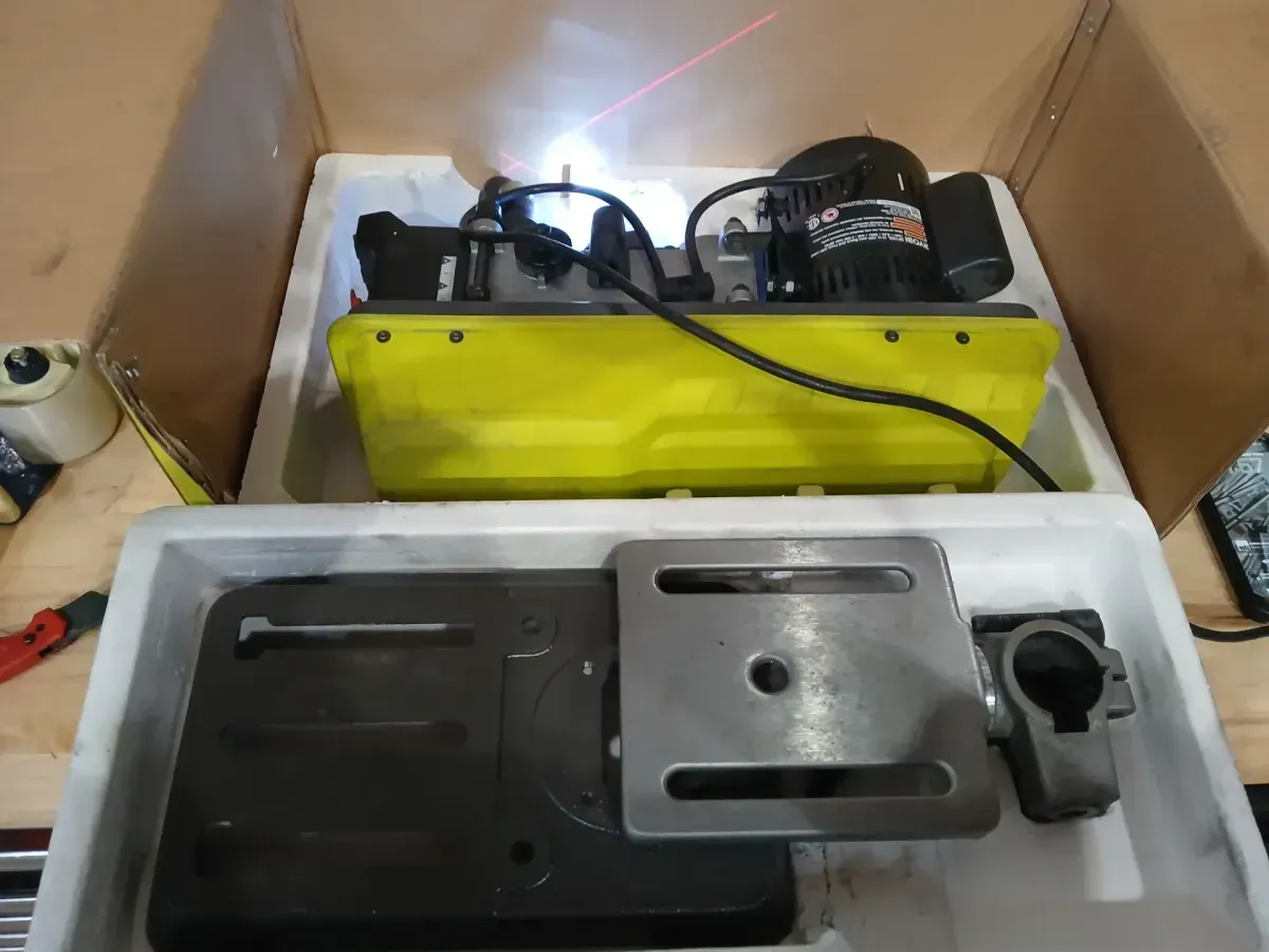 10 in. 5 Speed Drill Press with EXACTLINE Laser Alignment System - image 4