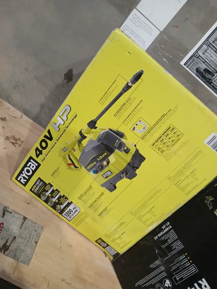 40V 1200 PSI 1.0 GPM Cordless Electric Cold Water Pressure Washer (Tool Only) - image 2