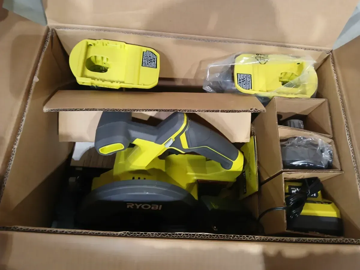 ONE+ 18V Cordless 4-Tool Combo Kit with 1.5 Ah Battery, 4.0 Ah Battery, and Charger - image 3