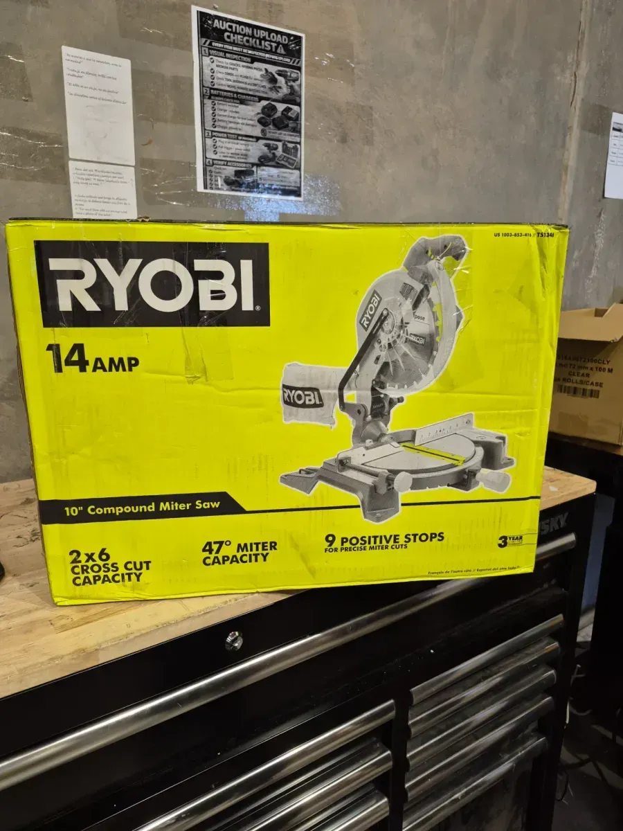 RYOBI 14 Amp Corded 10 in. Compound Miter Saw with LED Cutline Indicator - image 6