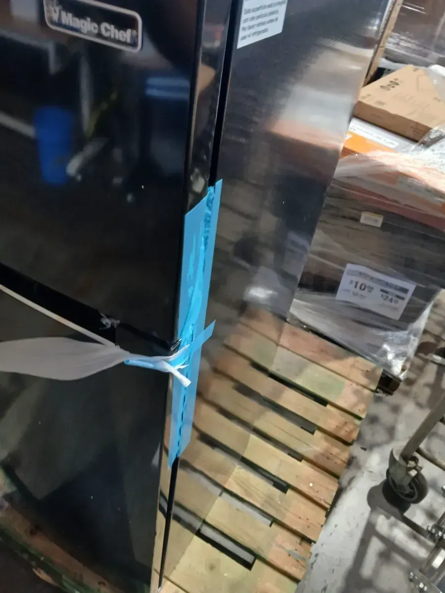 7.3 cu. ft. 2-Door Mini Fridge in Black with Freezer - image 6