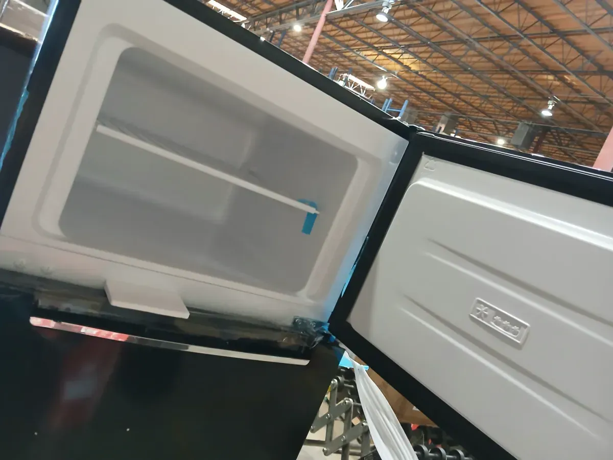 7.3 cu. ft. 2-Door Mini Fridge in Black with Freezer - image 3