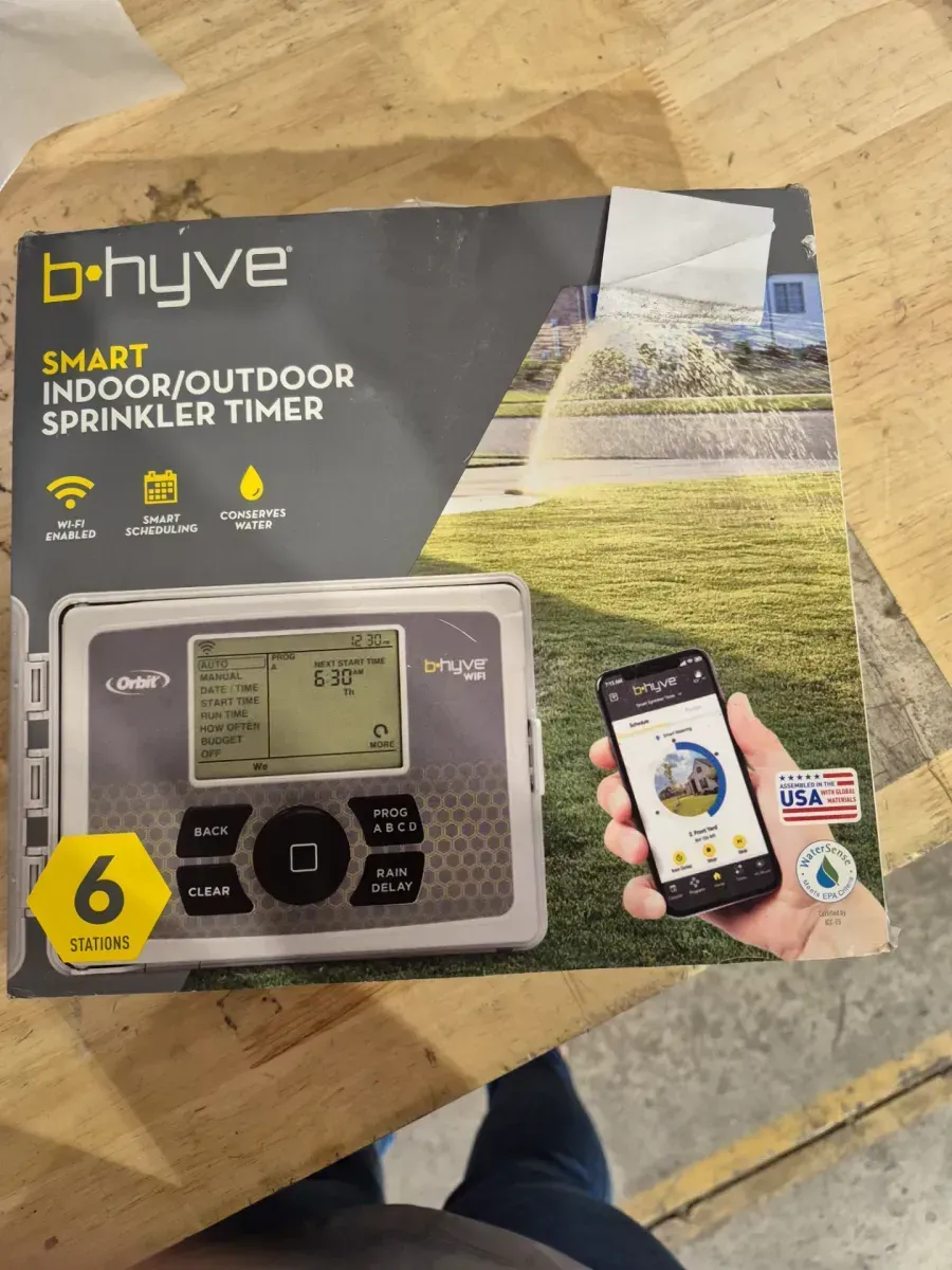 B-hyve 6-Zone Indoor/Outdoor Smart Sprinkler Controller, Works with Amazon Alexa - image 2