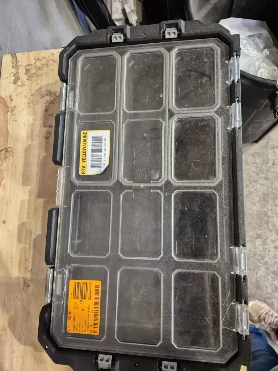 Connect Stackable Portable Heavy Duty Lightweight 10-Compartment Small Tool and Parts Organizer - image 2