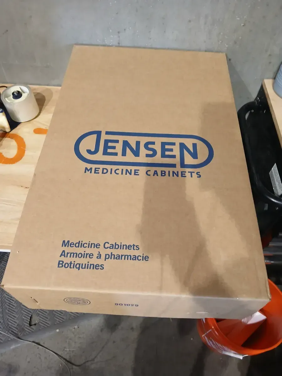 Horizon 16 in. W x 26 in. H Medium Rectangular Steel Recessed Medicine Cabinet with Beveled Mirror in White - image 2