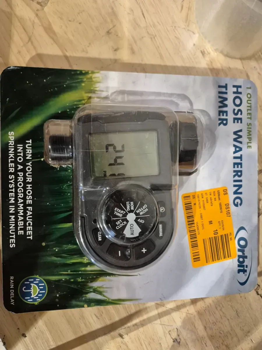 1-Outlet Programmable Hose Watering Timer Sprinkler Timer - image 3