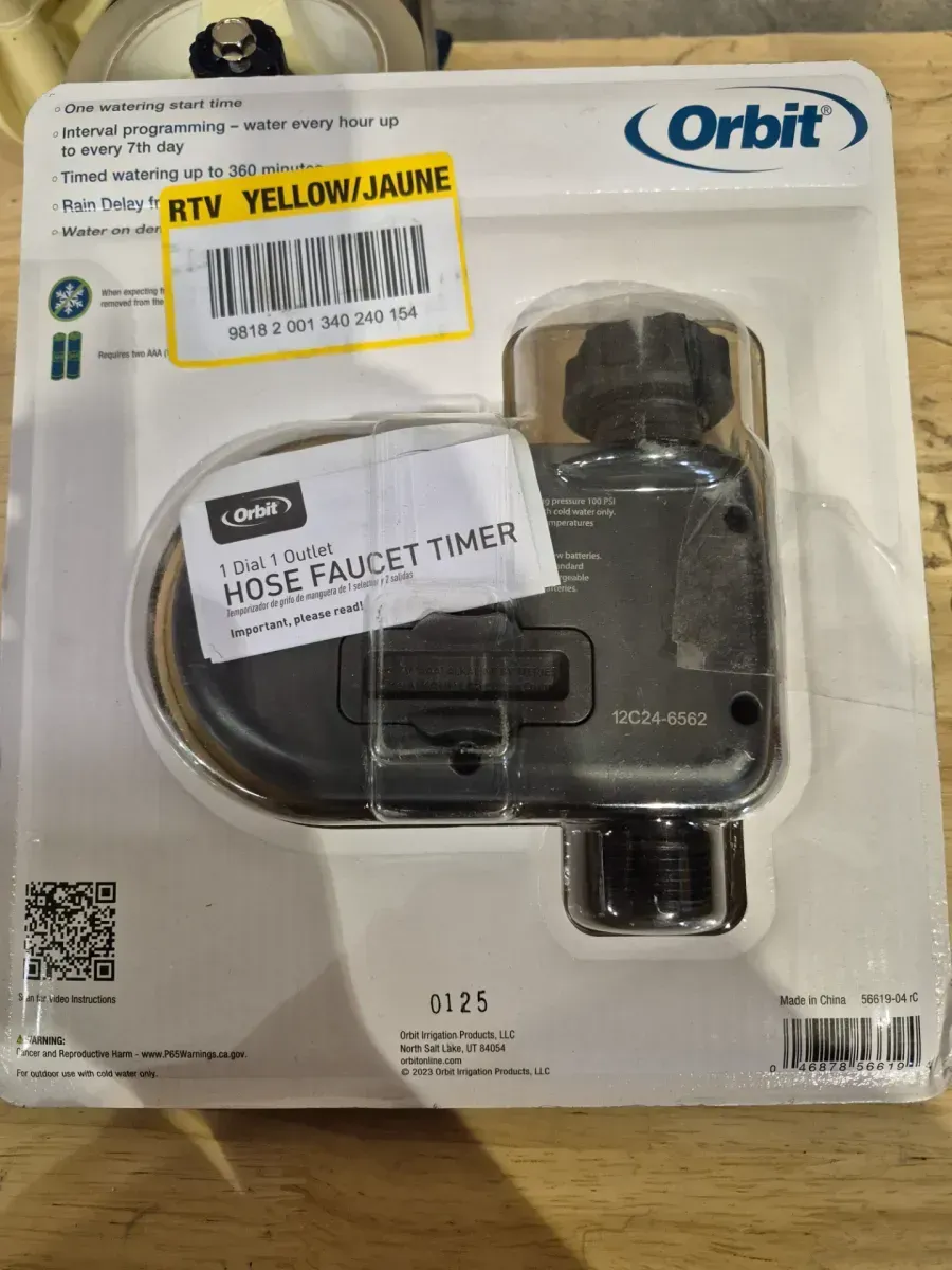 1-Outlet Programmable Hose Watering Timer Sprinkler Timer - image 4