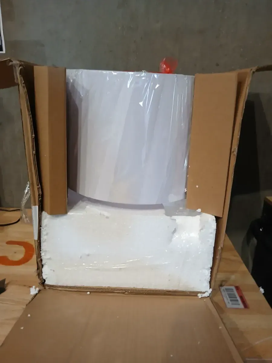 Finnley 27. 5 in. Light Blush Crackle Table Lamp with Off White Shade - image 4