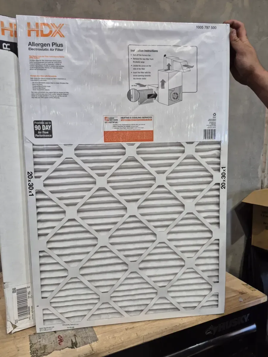 *** pack of 13*** 20 in. x 30 in. x 1 in. Allergen Plus Pleated Air Filter FPR 7, MERV 10 - image 3