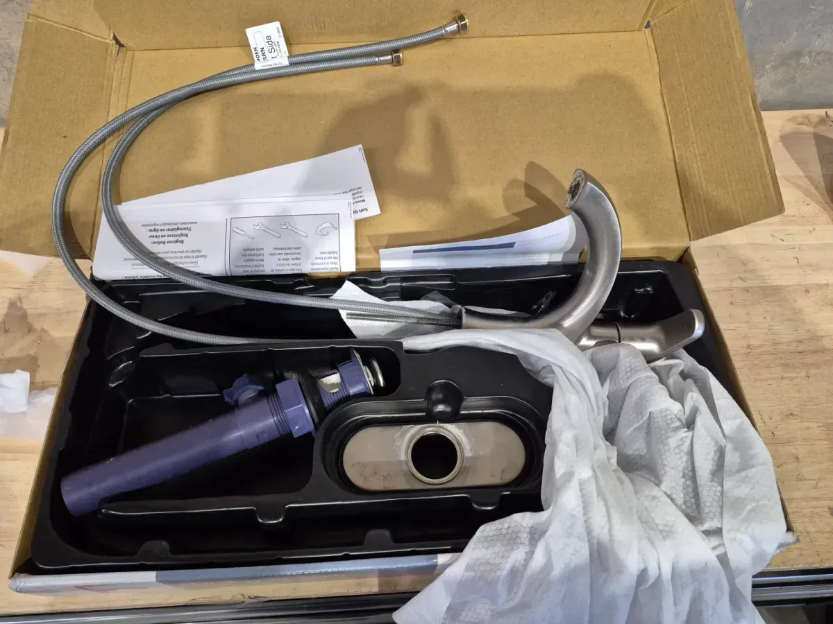 Findlay Single-Handle Single-Hole Bathroom Faucet in Spot Resist Brushed Nickel - image 4