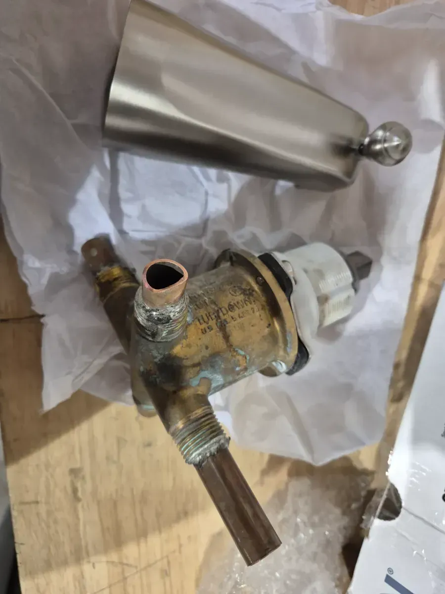 Banbury Single Handle 1-Spray Tub and Shower Faucet 1.75 GPM in Spot Resist Brushed Nickel (Valve Included) - image 2