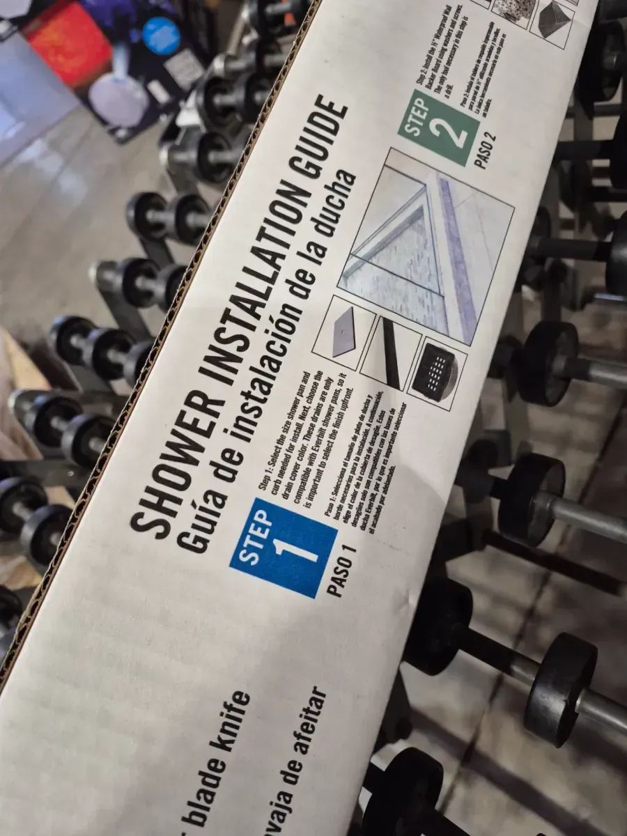 Watershield Shower System 48 in. x 4.5 in. x 3 in. XPS Waterproof Shower Curb - image 2