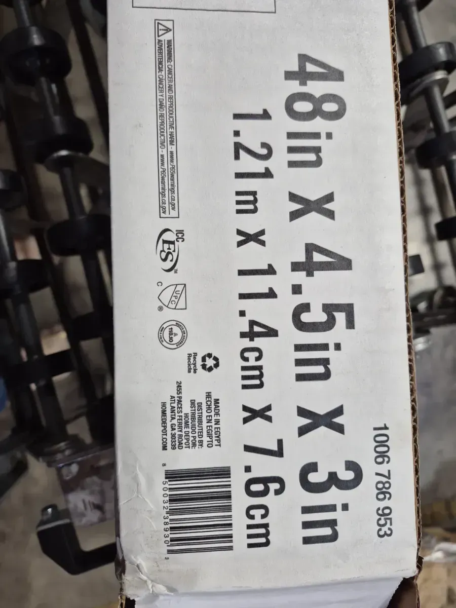 Watershield Shower System 48 in. x 4.5 in. x 3 in. XPS Waterproof Shower Curb - image 5