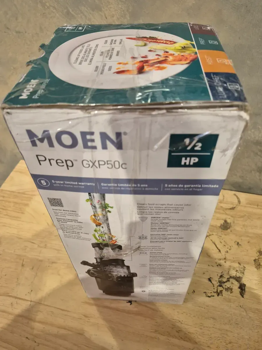 Prep Series 1/2 HP Continuous Feed Garbage Disposal with Power Cord and Universal Mount - image 6