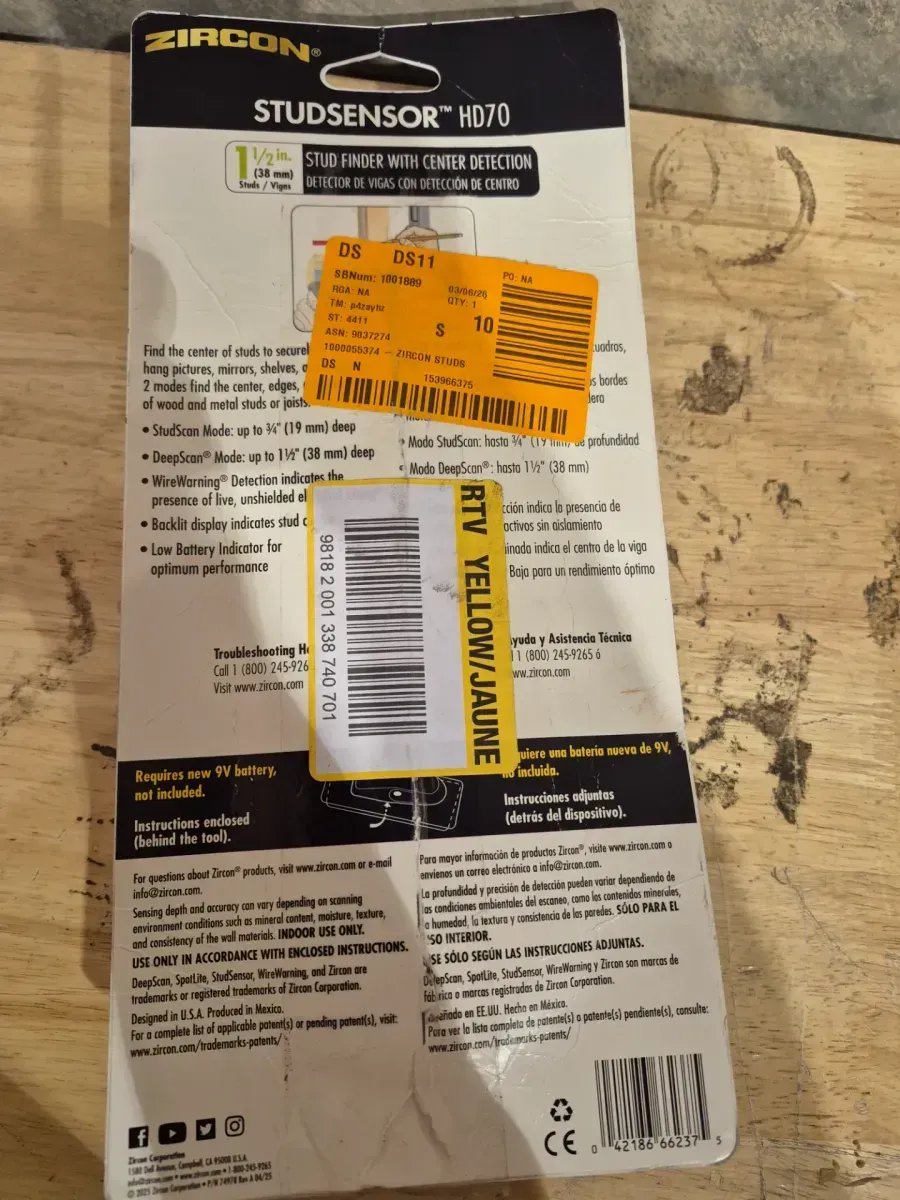 StudSensor HD70 Stud Finder - image 3