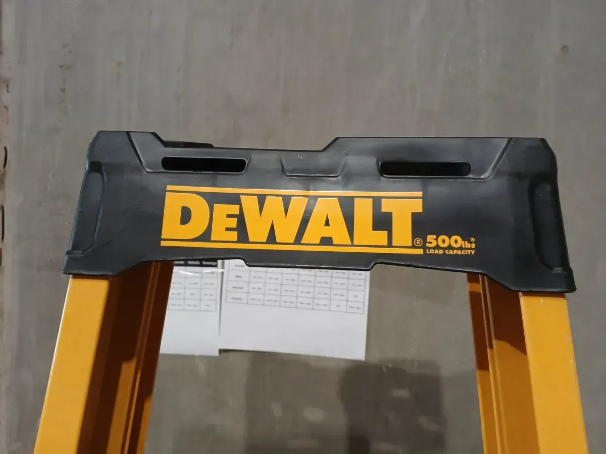 6 ft. Fiberglass Stepladder, 10 ft. Reach 500 lbs. Load Capacity, Exceeds Type IAA Standards - image 5