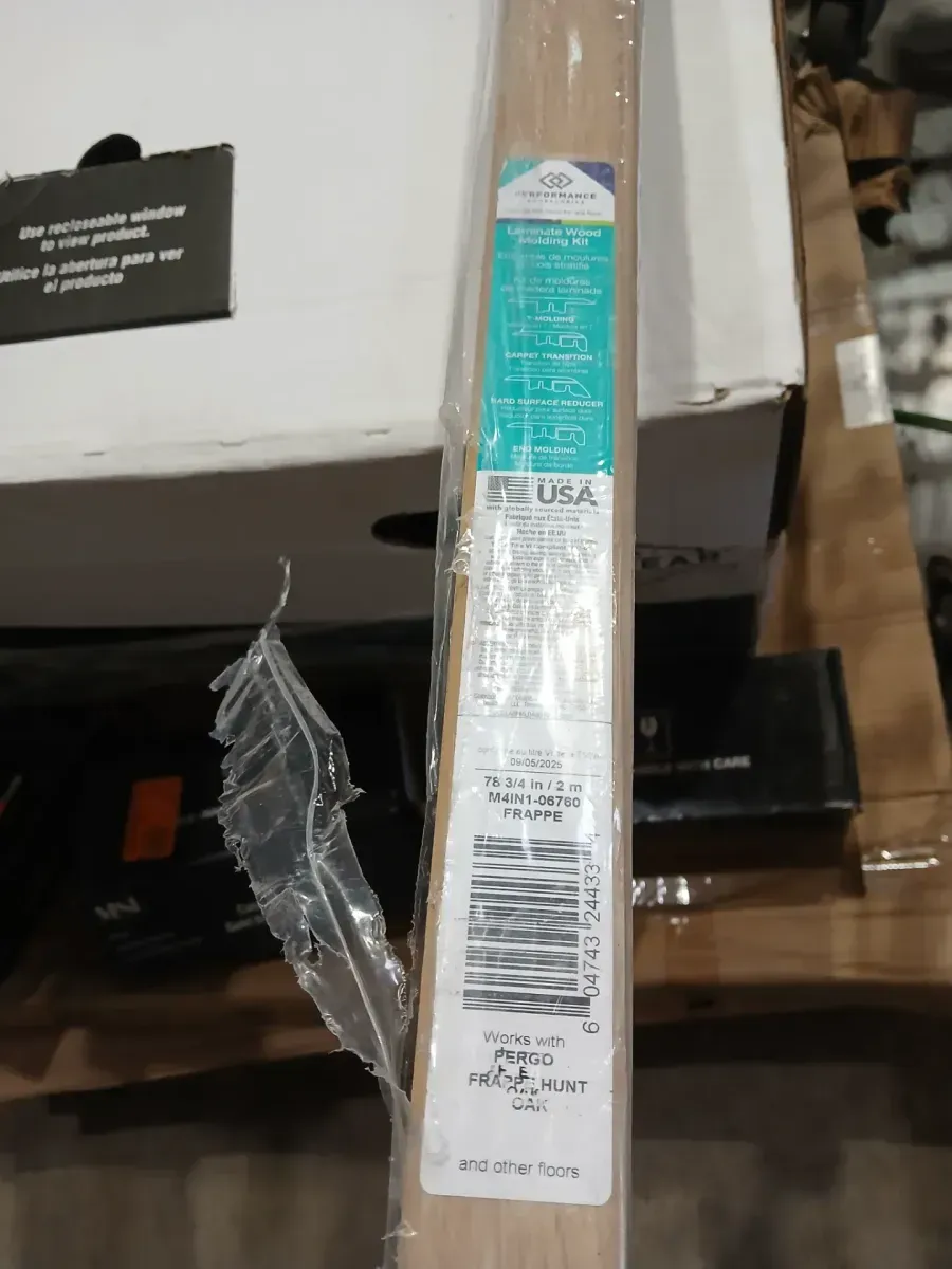 ***pack of 4*** Lakeside 0.31 in. T x 2 in. W x 78.7 in. L Vinyl 4-in-1 Molding - image 6