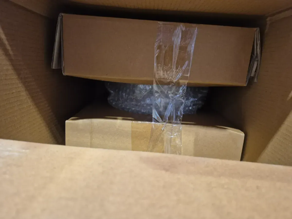 Nerine 3-Light Brushed Nickel Foyer Pendant with Hammered Glass - image 5