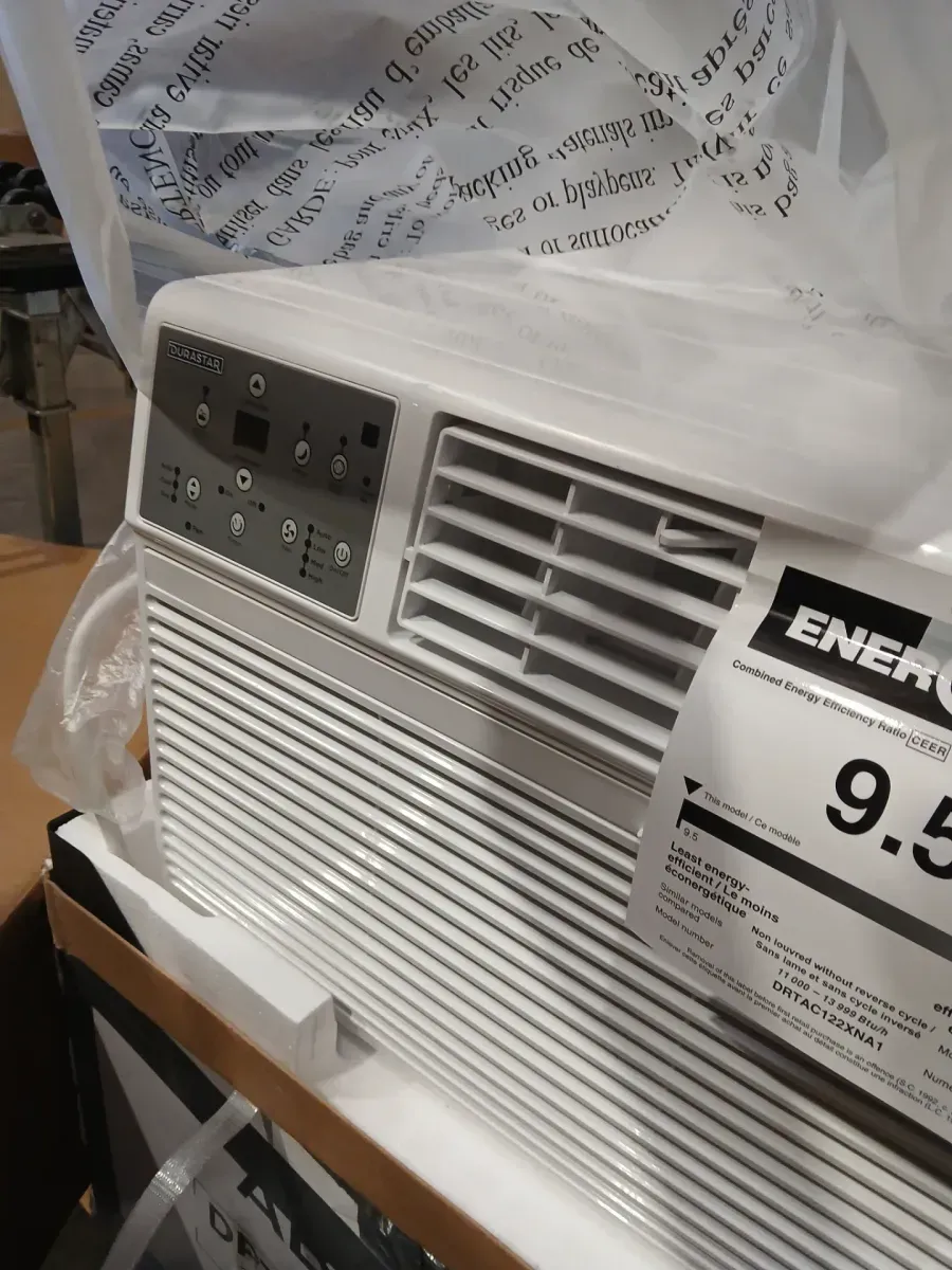 12,000 BTU 230-Volt Through-the-Wall Air Conditioner Cools 550 sq. Ft. with remote in White - image 4