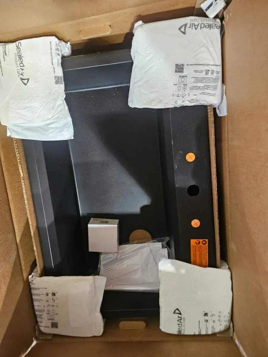 Lassen 33 in. Drop-in Single Bowl Granite Composite Kitchen Sink in Matte Black - image 2